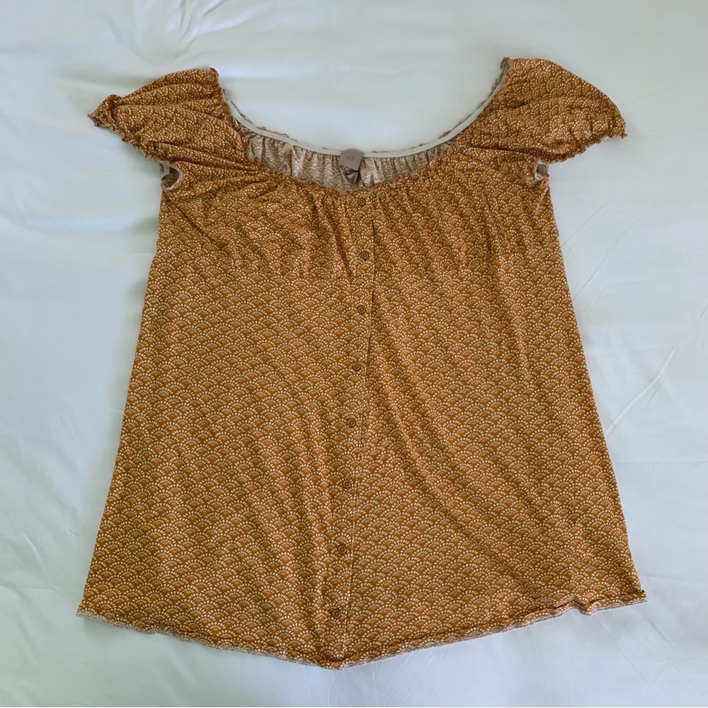 H&M Yellow sundress with Flutter Sleeves